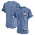 Washington Nationals 2025 City Connect Elite Jersey - Blue | Stitched Baseball Jersey TJS1666