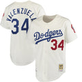 Fernando Valenzuela Los Angeles Dodgers M & N Jersey - White | Stitched Baseball Jersey TJS1674
