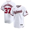 Stephen Strasburg Washington Nationals Home Limited Player Jersey - White | Stitched Baseball Jersey TJS1632
