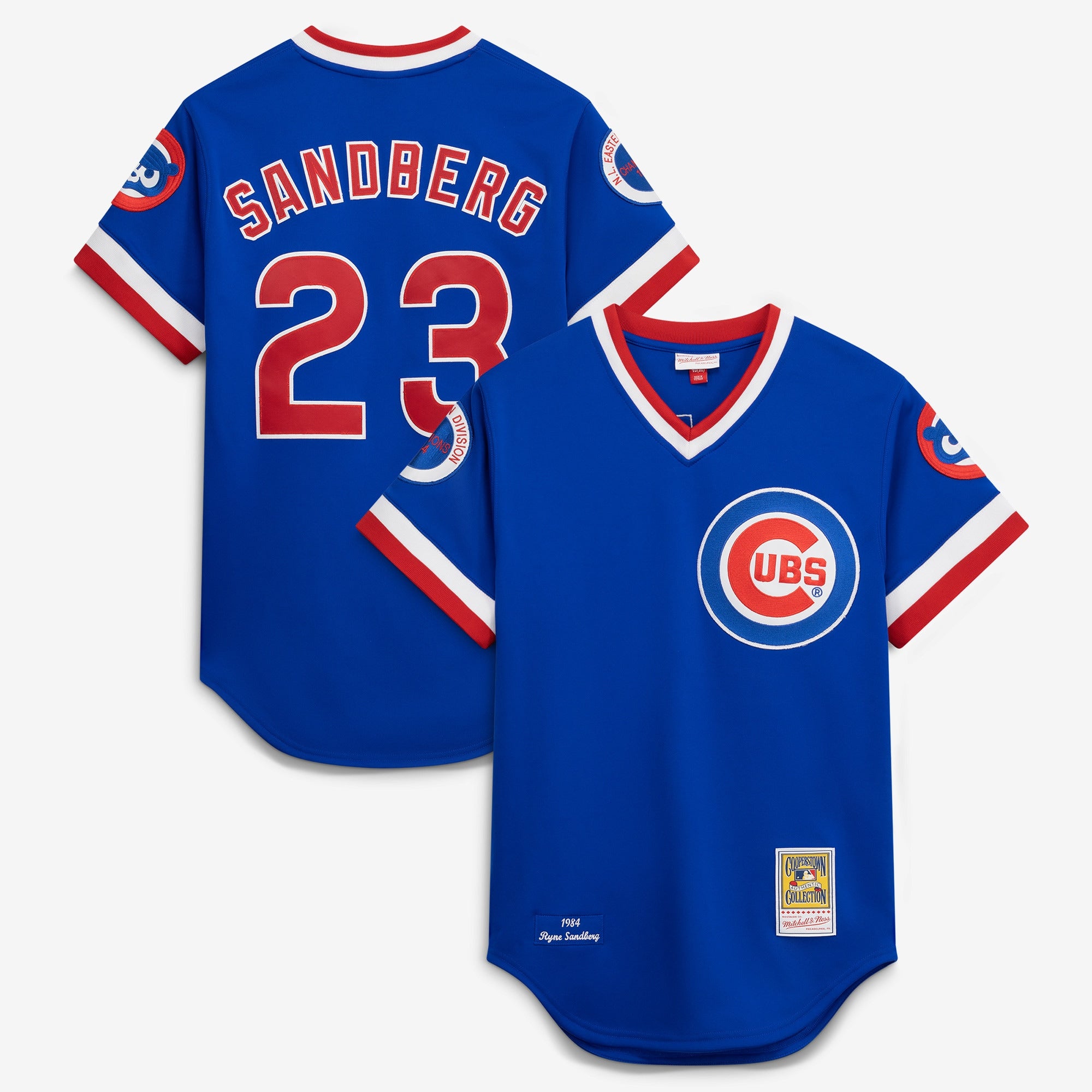 Ryne Sandberg 1984 Chicago Cubs M & N Throwback Jersey - Royal | Stitched Baseball Jersey TJS1691