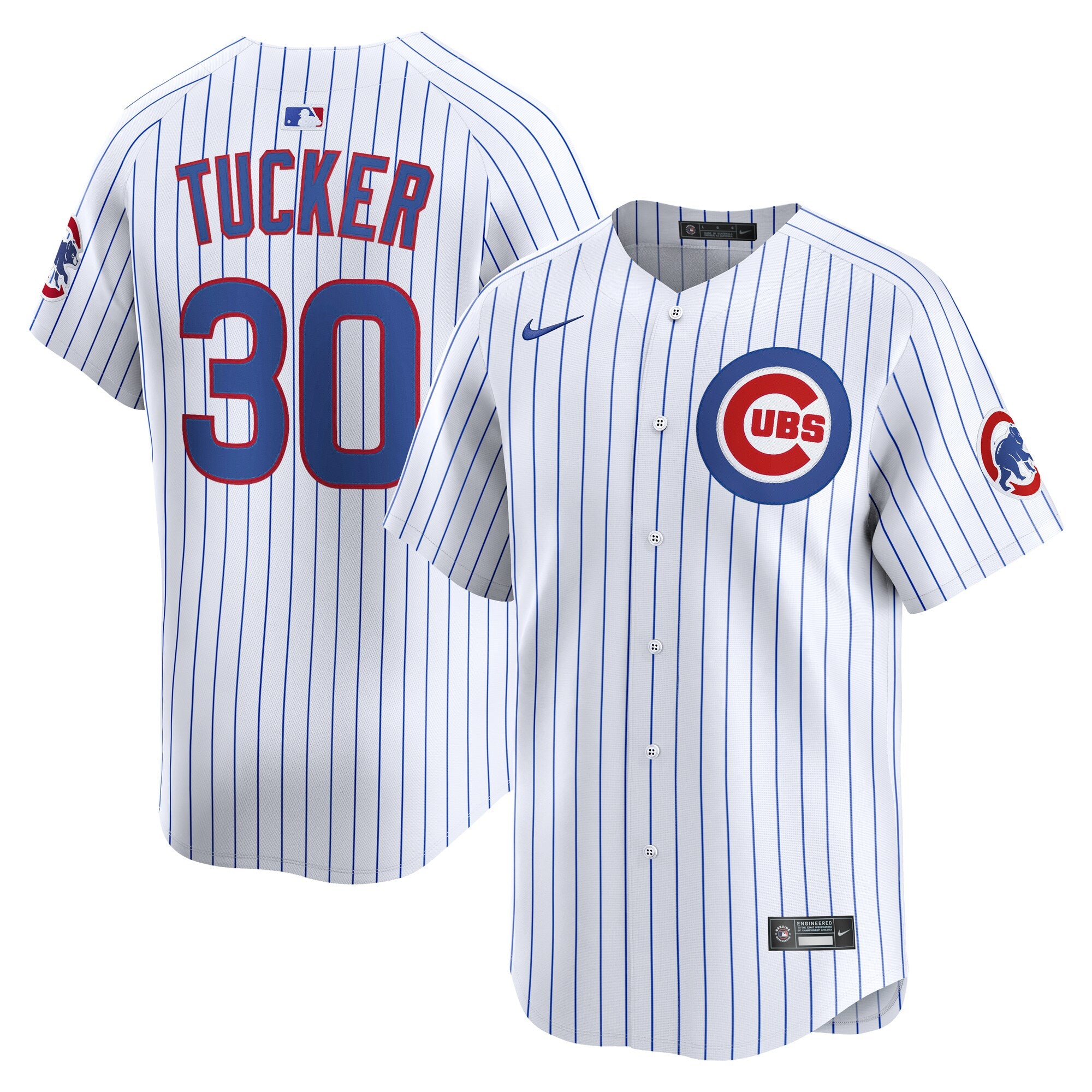 Kyle Tucker Chicago Cubs Home Limited Player Jersey - White | Stitched Baseball Jersey TJS1673
