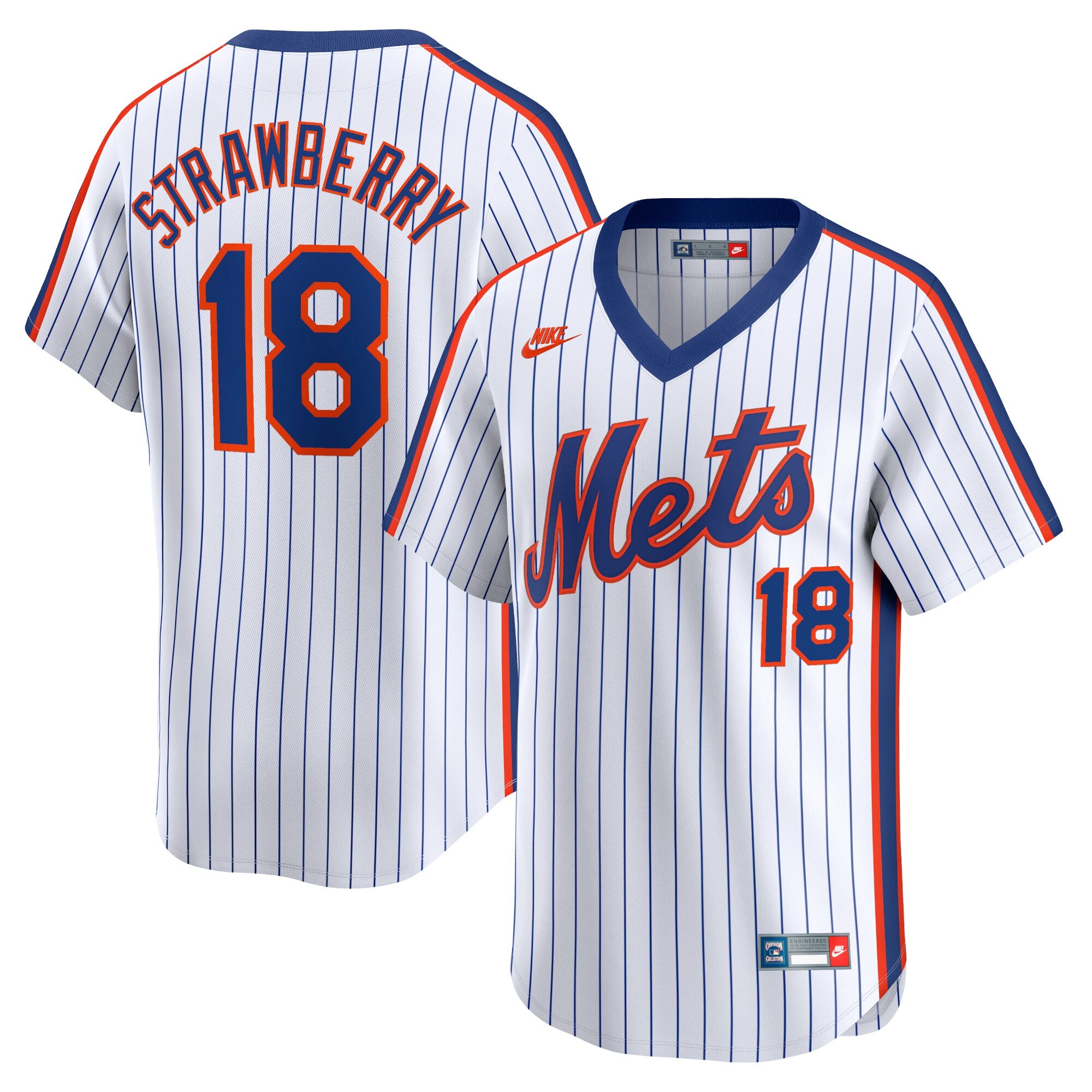 Darryl Strawberry New York Mets Throwback Cooperstown Limited Jersey - Navy | Stitched Baseball Jersey TJS1732