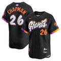 Matt Chapman San Francisco Giants 2025 City Connect Limited Jersey - Anthracite | Stitched Baseball Jersey TJS1682
