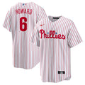 Ryan Howard Philadelphia Phillies Replica Player Jersey - White | Stitched Baseball Jersey TJS1652