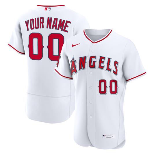 Los Angeles Angels Home Custom Jersey - White | Stitched Baseball Jersey TJS1621