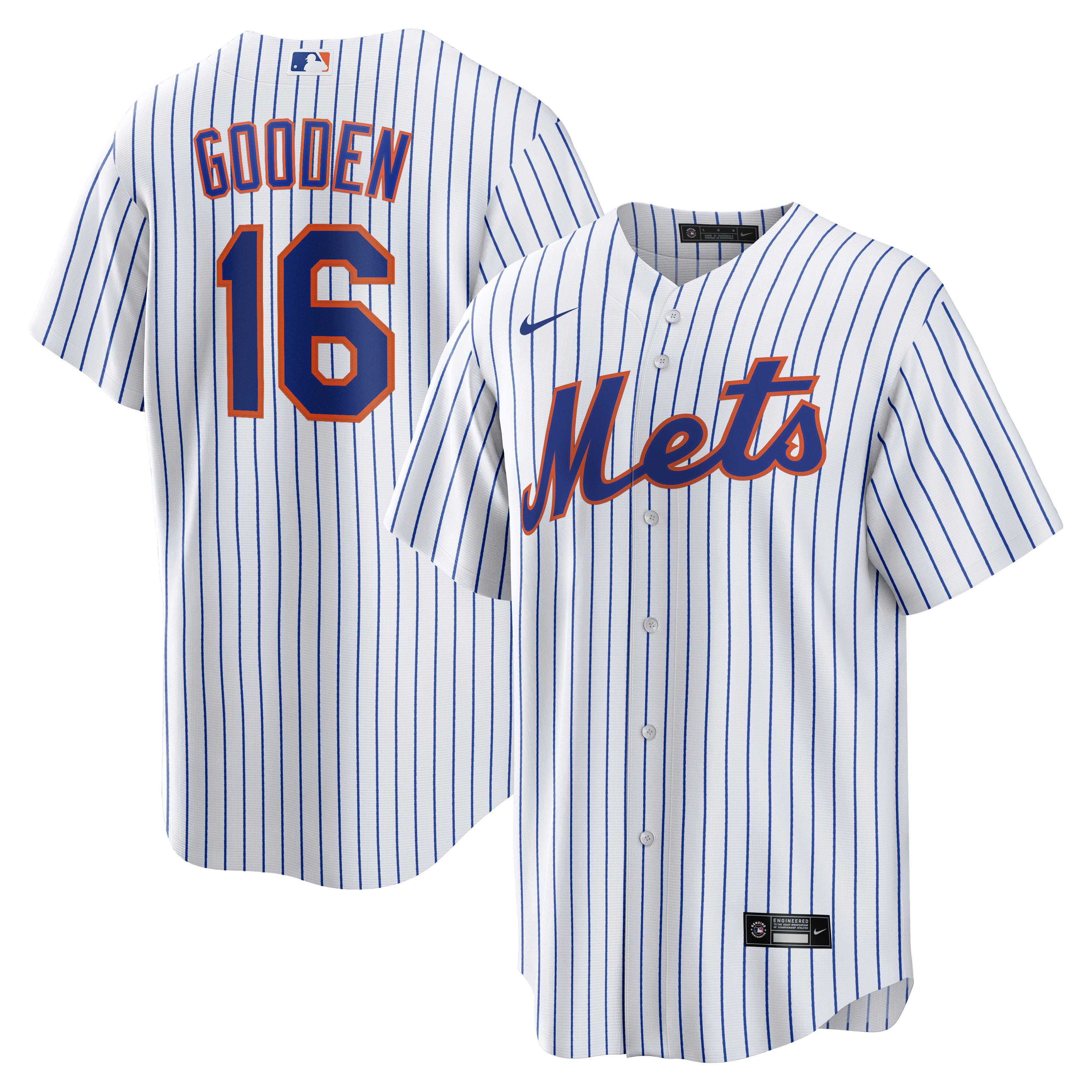 Dwight Gooden New York Mets Home Retired Player Replica Jersey - White | Stitched Baseball Jersey TJS1645