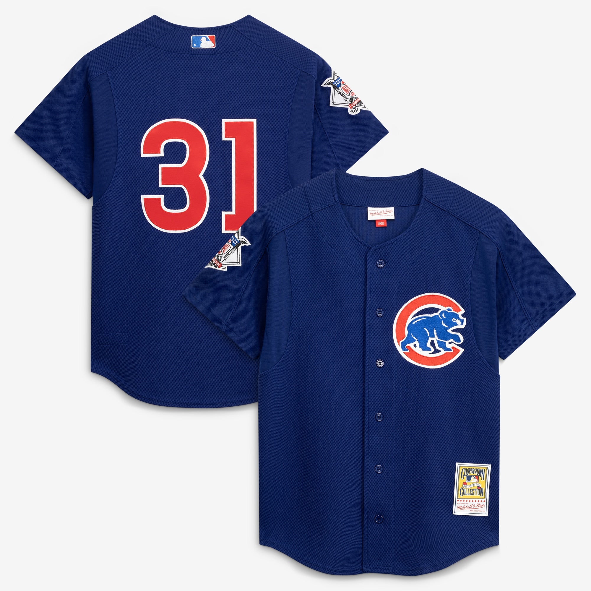 Greg Maddux Chicago Cubs M & N Cooperstown Collection 2005 Batting Practice Jersey - Royal | Stitched Baseball Jersey TJS1734