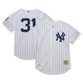 Ichiro Suzuki New York Yankees M & N 2014 Cooperstown Collection Throwback Jersey - White | Stitched Baseball Jersey TJS1715