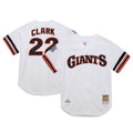 Will Clark San Francisco Giants M & N Cooperstown Collection 1989 Jersey - White | Stitched Baseball Jersey TJS1684