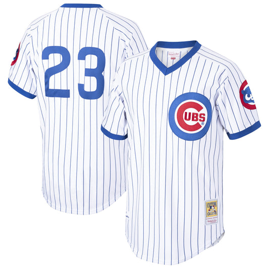 Ryne Sandberg Chicago Cubs Cooperstown Collection 1987 Player Jersey - White | Stitched Baseball Jersey TJS1638