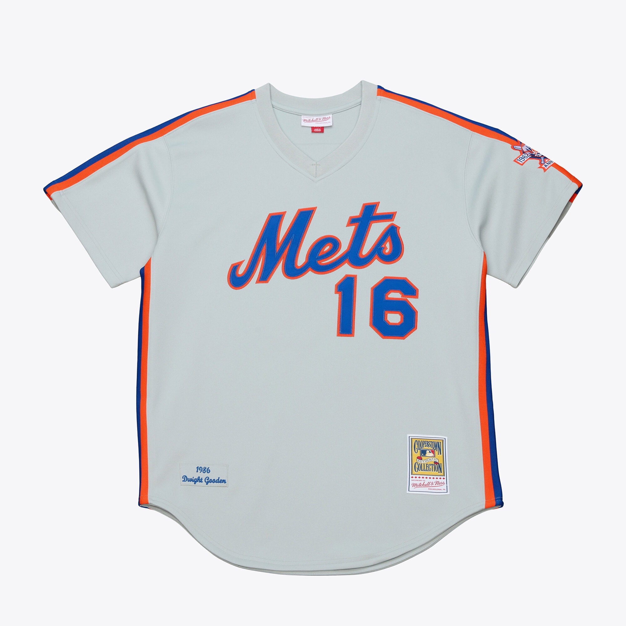 Dwight Gooden New York Mets M & N 1986 Jersey - White | Stitched Baseball Jersey TJS1707