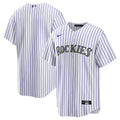 Colorado Rockies Home Big & Tall Replica Jersey - White | Stitched Baseball Jersey TJS1723