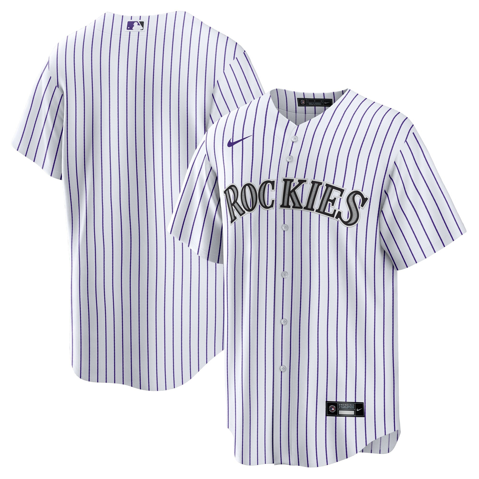 Colorado Rockies Home Big & Tall Replica Jersey - White | Stitched Baseball Jersey TJS1723