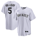 Matt Holliday Colorado Rockies Home Retired Player Replica Jersey - White | Stitched Baseball Jersey TJS1606