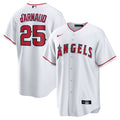Travis d'Arnaud Los Angeles Angels Home Replica Jersey - White | Stitched Baseball Jersey TJS1629