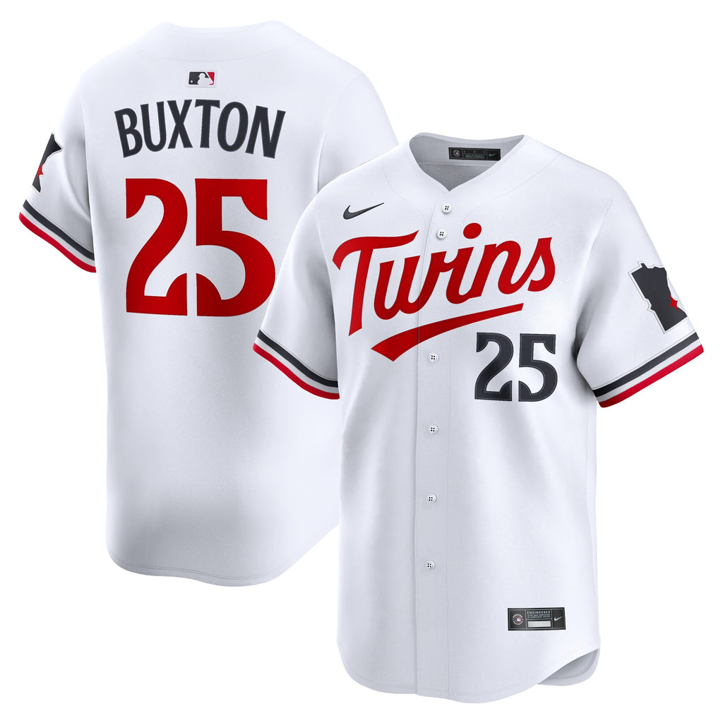 Byron Buxton Minnesota Twins Home Limited Player Jersey - White | Stitched Baseball Jersey TJS1601