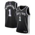 Victor Wembanyama San Antonio Spurs Unisex Swingman Jersey - Icon Edition - Black Basketball TJS0003