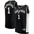 Victor Wembanyama San Antonio Spurs Fast Break Replica Jersey - Icon Edition - Black Basketball TJS0007