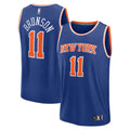 Jalen Brunson New York Knicks Fast Break Replica Player Jersey - Icon Edition - Blue Basketball TJS0043