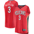C.J. McCollum New Orleans Pelicans Fast Break Replica Player Jersey - Statement Edition - Red Basketball TJS0082