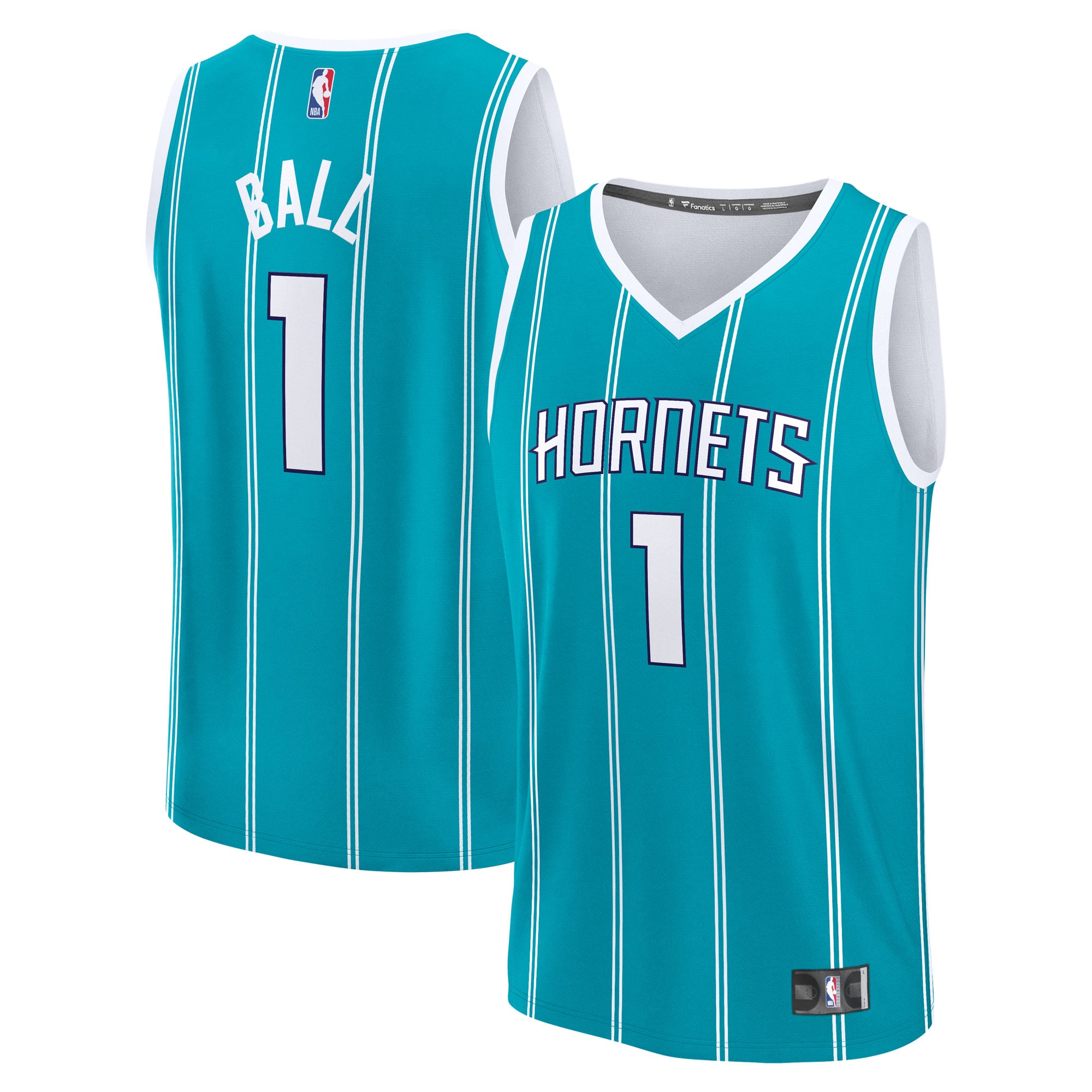 LaMelo Ball Charlotte Hornets Fast Break Replica Player Jersey - Icon Edition - Teal Basketball TJS0067