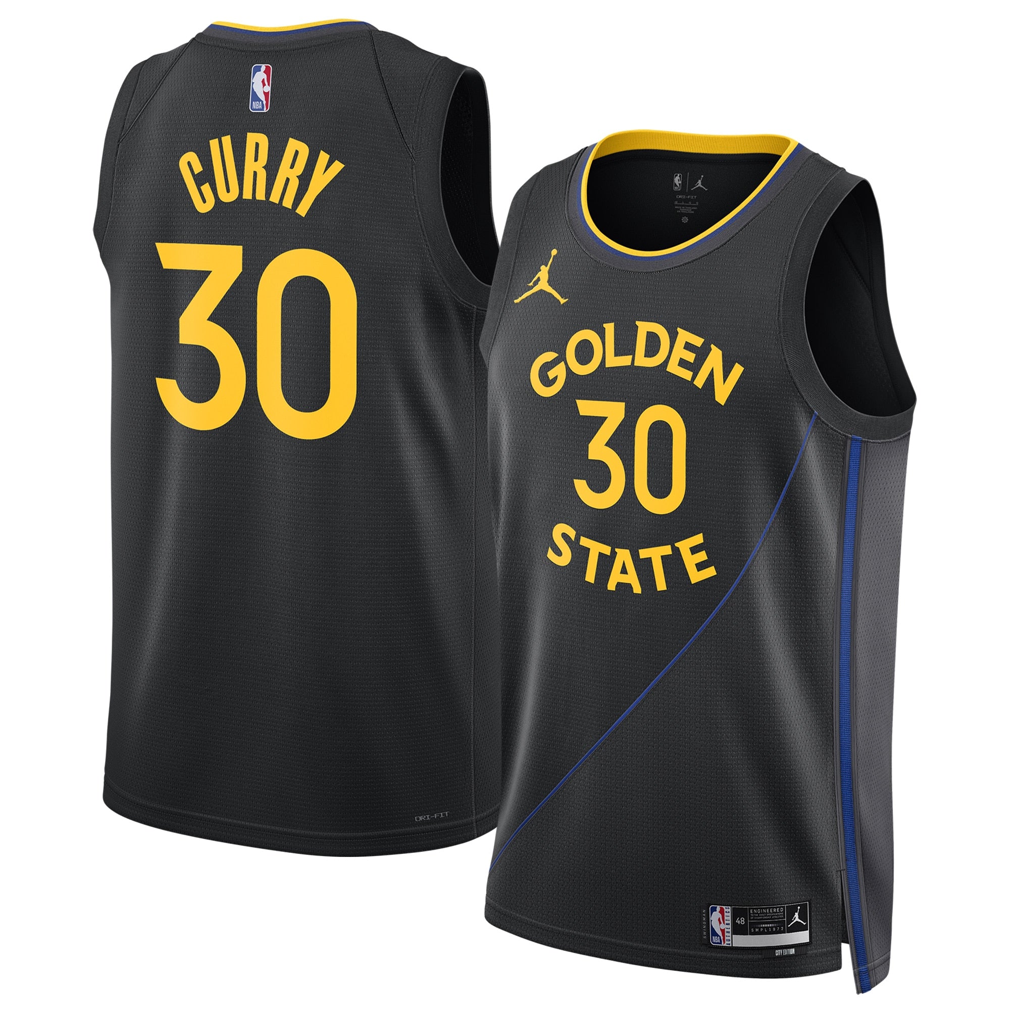 Stephen Curry Golden State Warriors Jordan Brand Unisex 2024/25 Swingman Jersey - Statement Edition - Black Basketball TJS0018