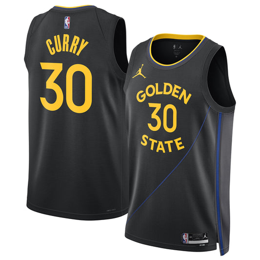 Stephen Curry Golden State Warriors Jordan Brand Unisex 2024/25 Swingman Jersey - Statement Edition - Black Basketball TJS0018