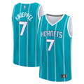 Kon Knueppel Charlotte Hornets 2025 Draft First Round Pick Fast Break Replica Jersey - Icon Edition - Teal Basketball TJS0012