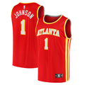 Jalen Johnson Atlanta Hawks Fast Break Replica Jersey - Icon Edition - Red Basketball TJS0086