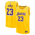 LeBron James Los Angeles Lakers Fast Break Replica Jersey - Icon Edition - Gold Basketball TJS0010