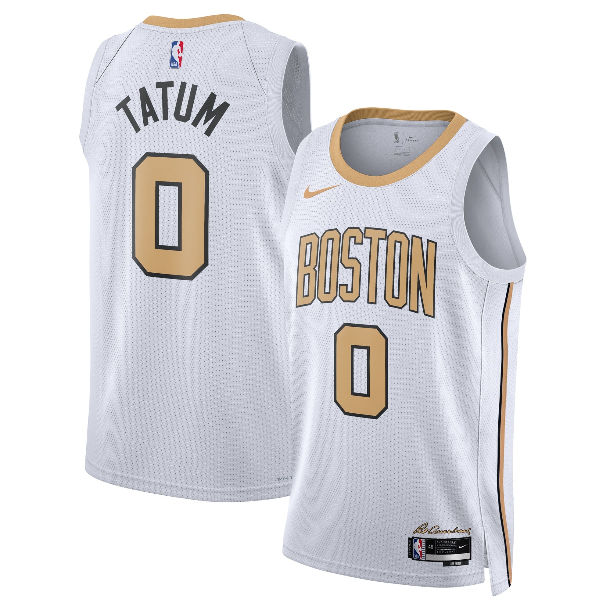 Jayson Tatum Boston Celtics Unisex 2025/26 Swingman Jersey - White - City Edition Basketball TJS0033