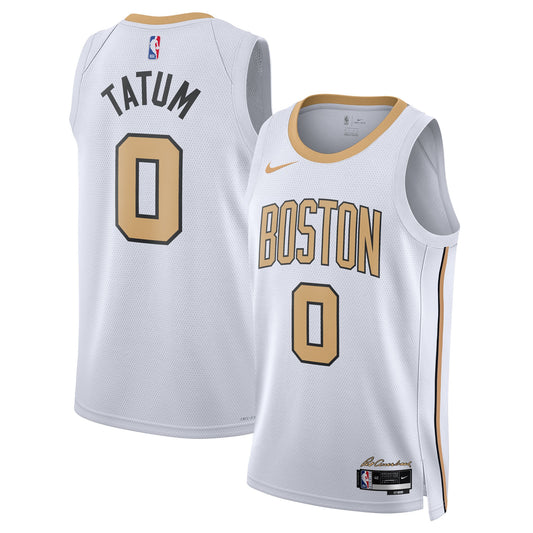 Jayson Tatum Boston Celtics Unisex 2025/26 Swingman Jersey - White - City Edition Basketball TJS0033