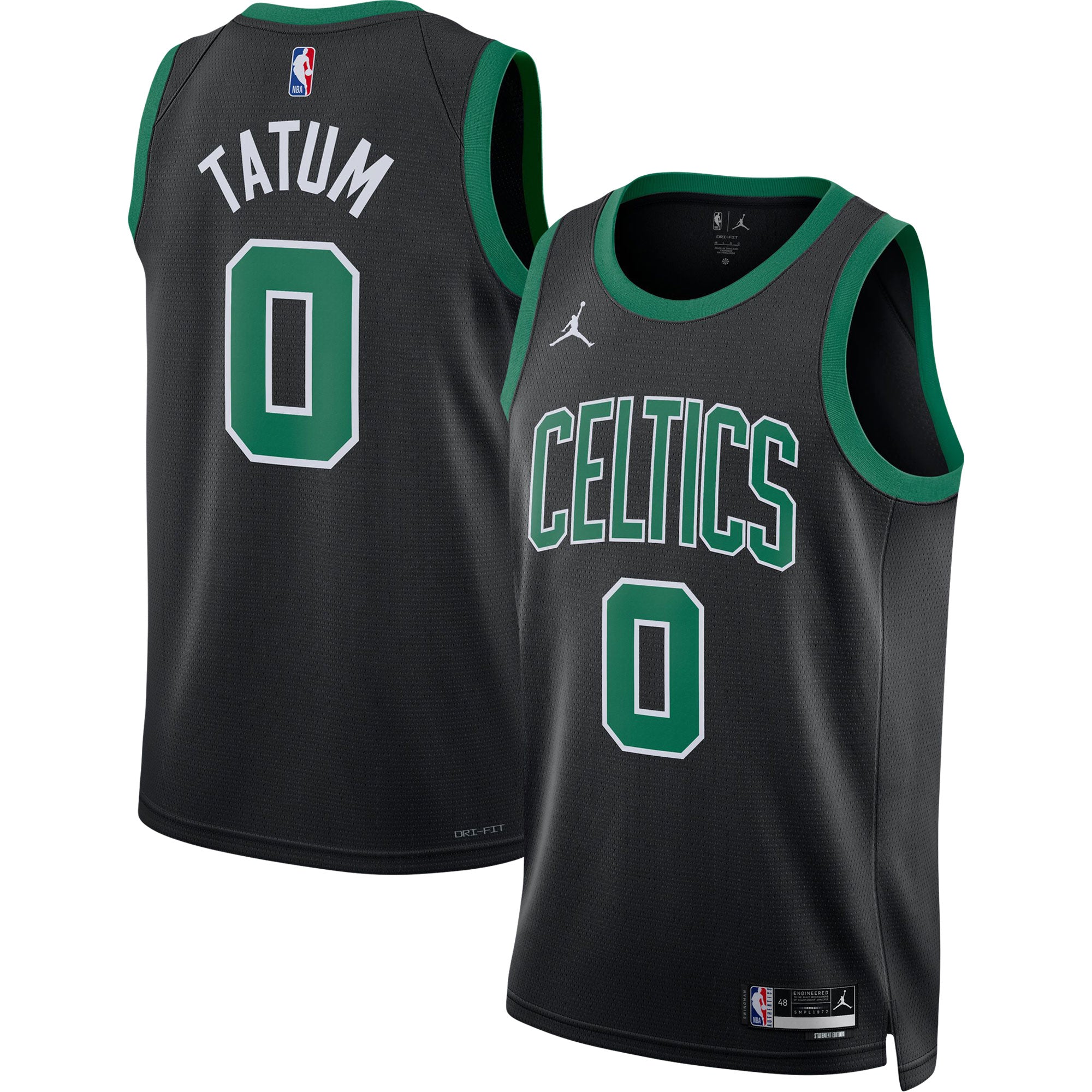 Jayson Tatum Boston Celtics Jordan Brand Unisex Swingman Jersey - Statement Edition - Black Basketball TJS0045