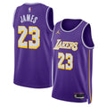 LeBron James Los Angeles Lakers Jordan Brand Unisex Swingman Jersey - Statement Edition - Purple Basketball TJS0038