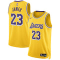 LeBron James Los Angeles Lakers Unisex Swingman Jersey - Icon Edition - Gold Basketball TJS0005