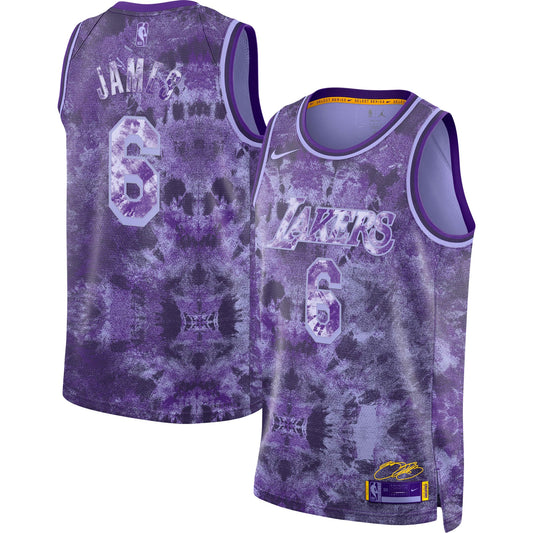 LeBron James Los Angeles Lakers Unisex Select Series Swingman Jersey - Purple Basketball TJS0040