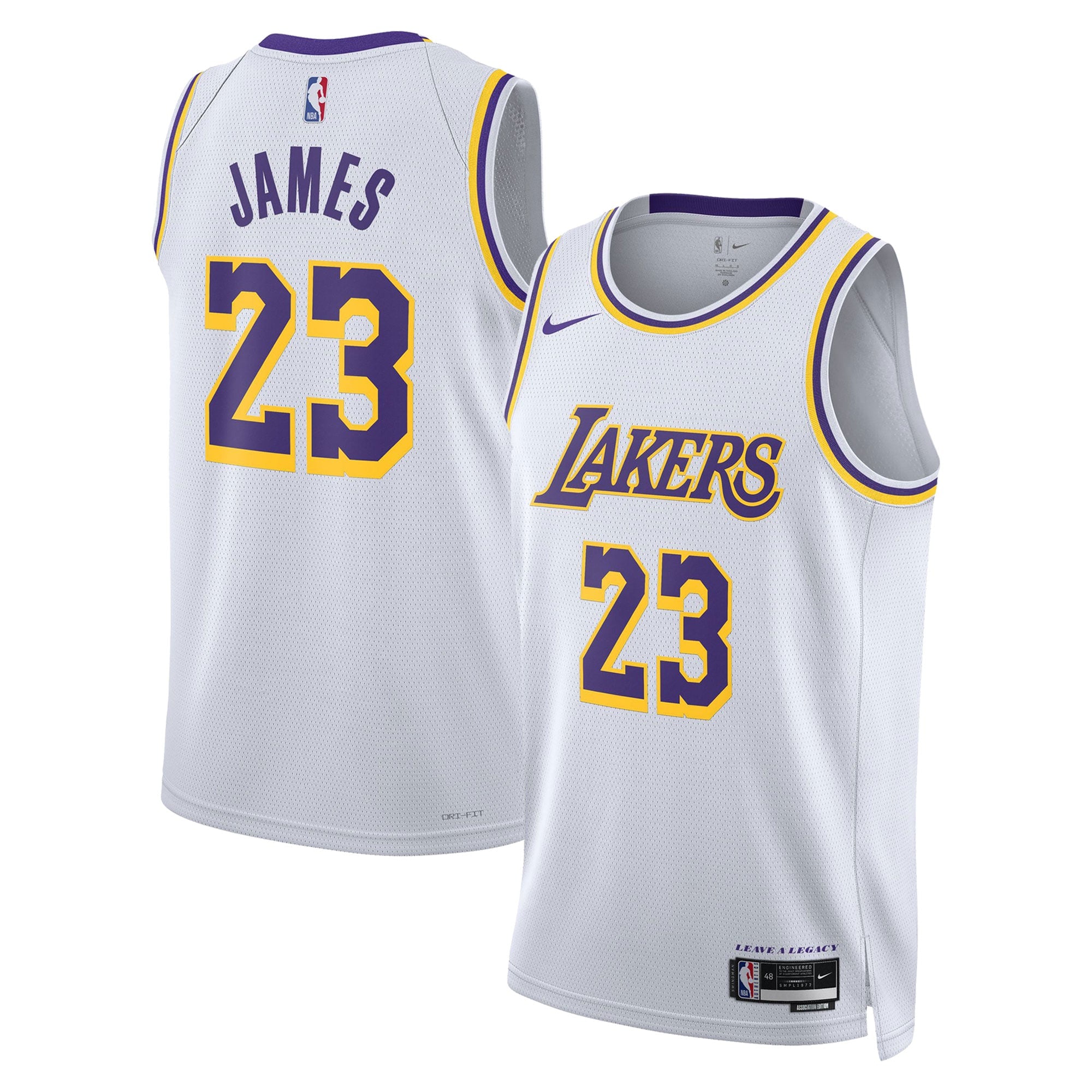 LeBron James Los Angeles Lakers Unisex Swingman Jersey - Association Edition - White Basketball TJS0056