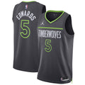 Anthony Edwards Minnesota Timberwolves Jordan Brand Unisex Swingman Jersey - Statement Edition - Charcoal Basketball TJS0035
