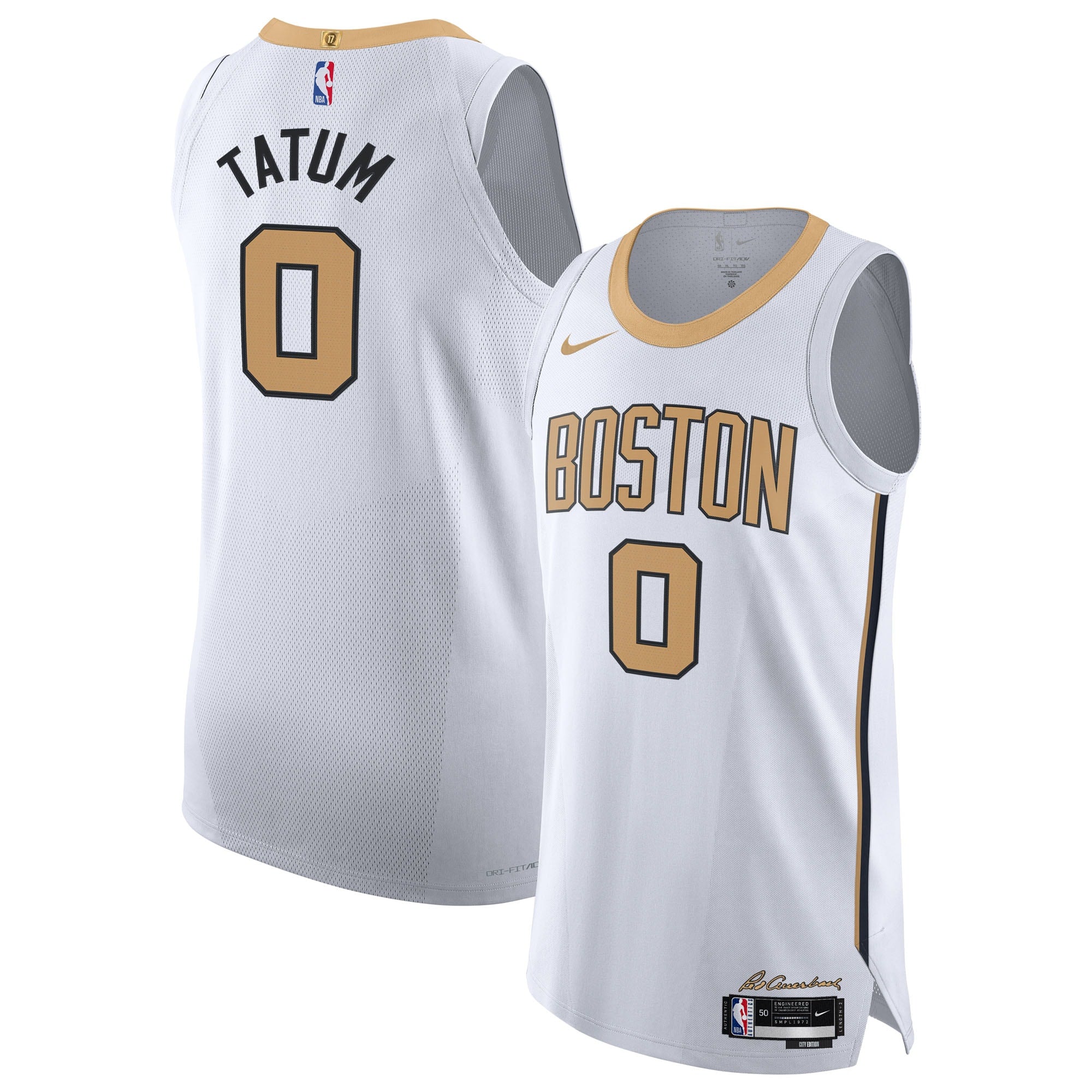 Jayson Tatum Boston Celtics Unisex 2025/26 Jersey - City Edition - White Basketball TJS0060
