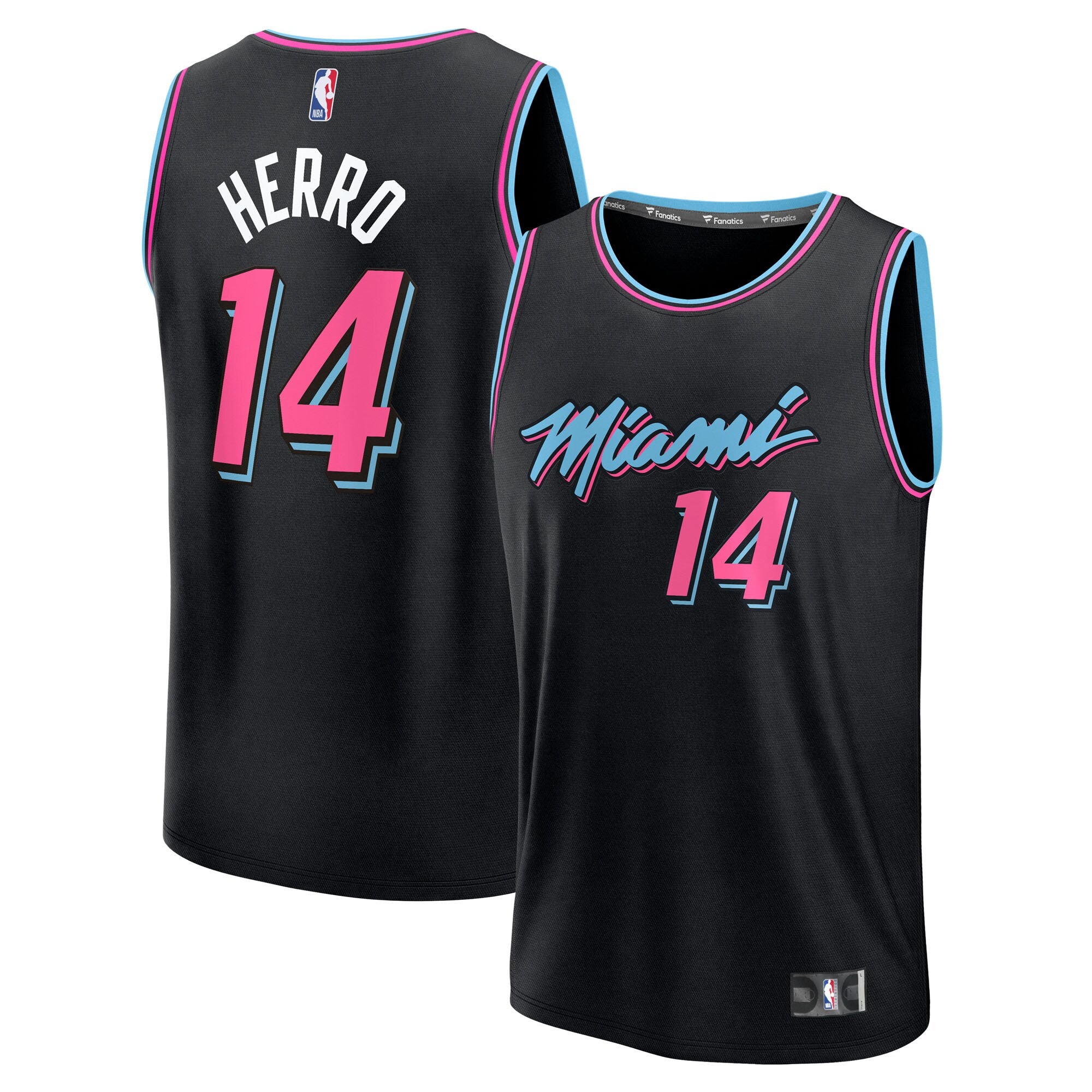 Tyler Herro Miami Heat 2025/26 City Edition Fast Break Jersey - Black Basketball TJS0081