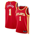 Jalen Johnson Atlanta Hawks Unisex Swingman Jersey - Icon Edition - Red Basketball TJS0036