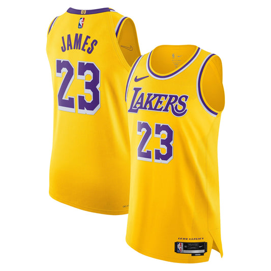 LeBron James Los Angeles Lakers Jersey - Icon Edition - Gold Basketball TJS0008