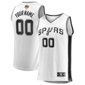 San Antonio Spurs 2026 Finals Fast Break Custom Jersey - Association Edition - White Basketball TJS0014