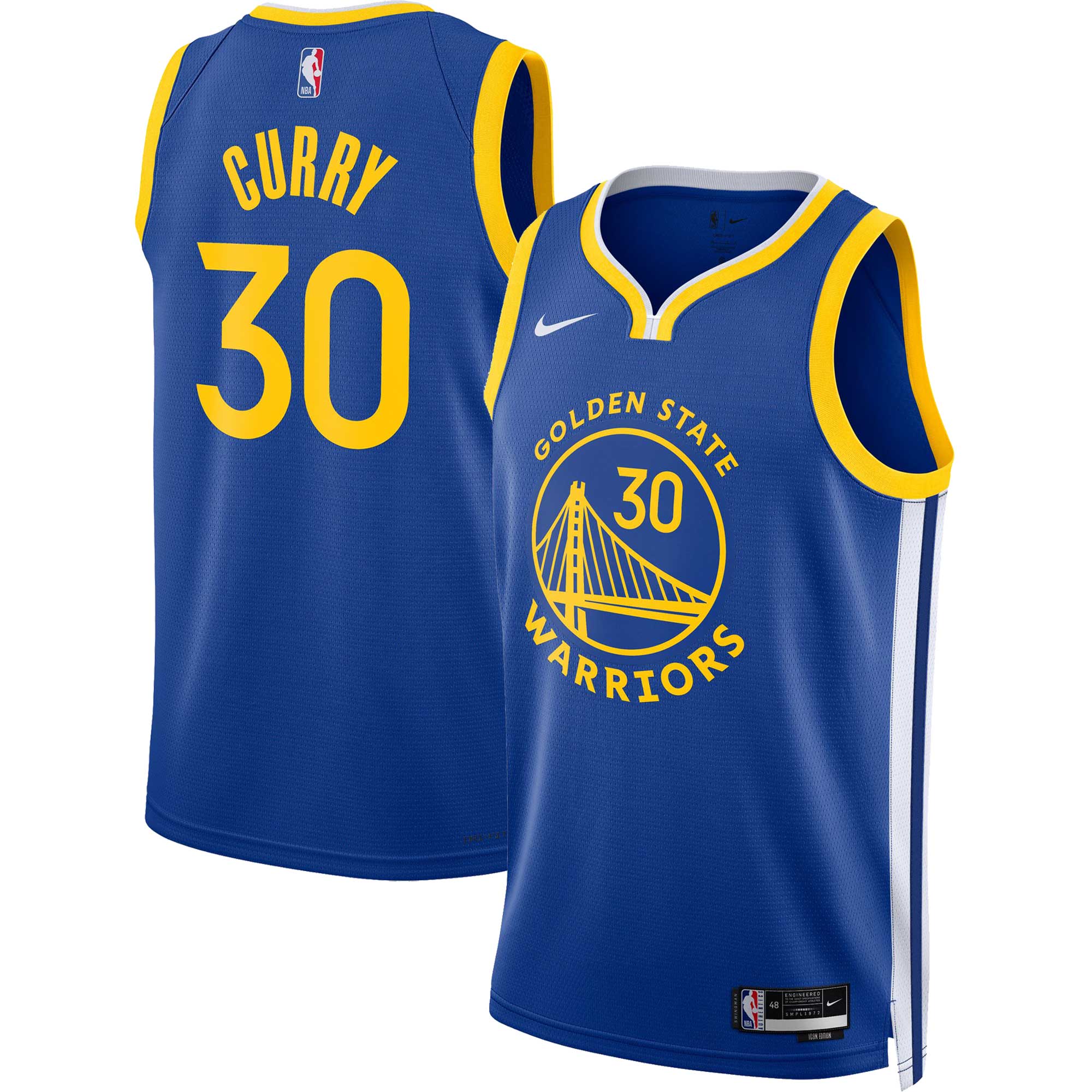 Stephen Curry Golden State Warriors Unisex Swingman Jersey - Icon Edition - Royal Basketball TJS0016