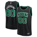 Boston Celtics Fast Break Custom Jersey - Statement Edition - Black Basketball TJS0075