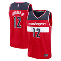 Tre Johnson III Washington Wizards 2025 Draft First Round Pick Fast Break Replica Jersey - Icon Edition - Red Basketball TJS0234
