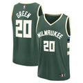 A.J. Green Milwaukee Bucks Fast Break Replica Player Jersey - Icon Edition - Hunter Green Basketball TJS0118
