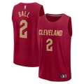 Lonzo Ball Cleveland Cavaliers Fast Break Replica Jersey - Wine - Icon Edition Basketball TJS0242