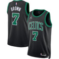 Jaylen Brown Boston Celtics Jordan Brand Unisex Swingman Jersey - Statement Edition - Black Basketball TJS0126