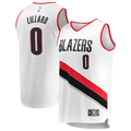 Damian Lillard Portland Trail Blazers Fast Break Replica Jersey - White - Association Edition Basketball TJS0150